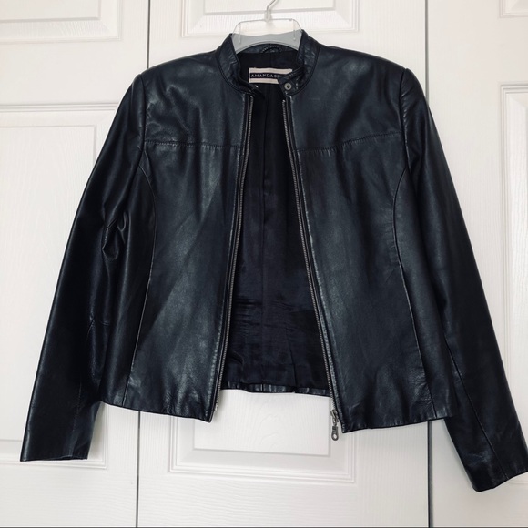 Amanda Smith Jackets & Blazers - Amanda Smith Black Leather Jacket
